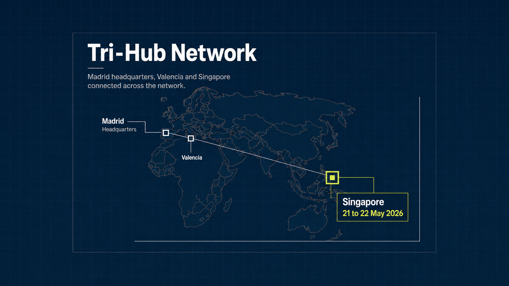 GSIC Summit APAC 2026 returns to Singapore for the third consecutive year — the APAC node of GSIC's tri-hub Madrid-Valencia-Singapore footprint, four weeks ahead of the Madrid Summit at IFEMA.