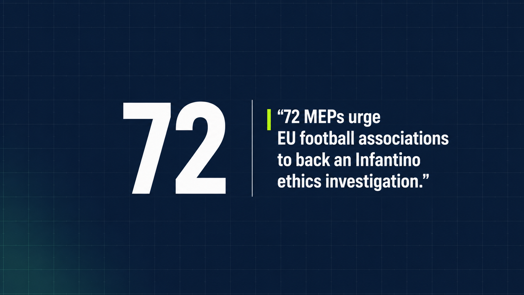 Voice Sport W29 — 72 MEPs, FIFA Ethics Committee, national associations